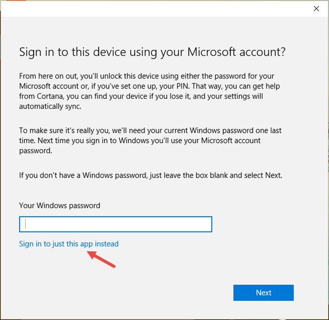 Can't log in with my Microsoft account instead of local - asking for local password can't... vunlq.jpg