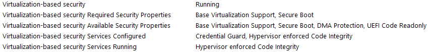 Credential Guard is configured to run, but is not licensed. Credential Guard was not... Vz%2fct1%2bp36FrESbhn5EU2AwuKCwYbk0VrdA5ZoTZeKLEEpMvhSwr%2fRwEwM60HMEzlRNkIV34IDVhokZi%2b%2fQ%3d.png
