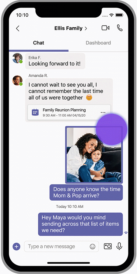 New features in Microsoft Teams for Android and iOS W10_20H1_iPhone_Teams_Video_en-US-450.gif