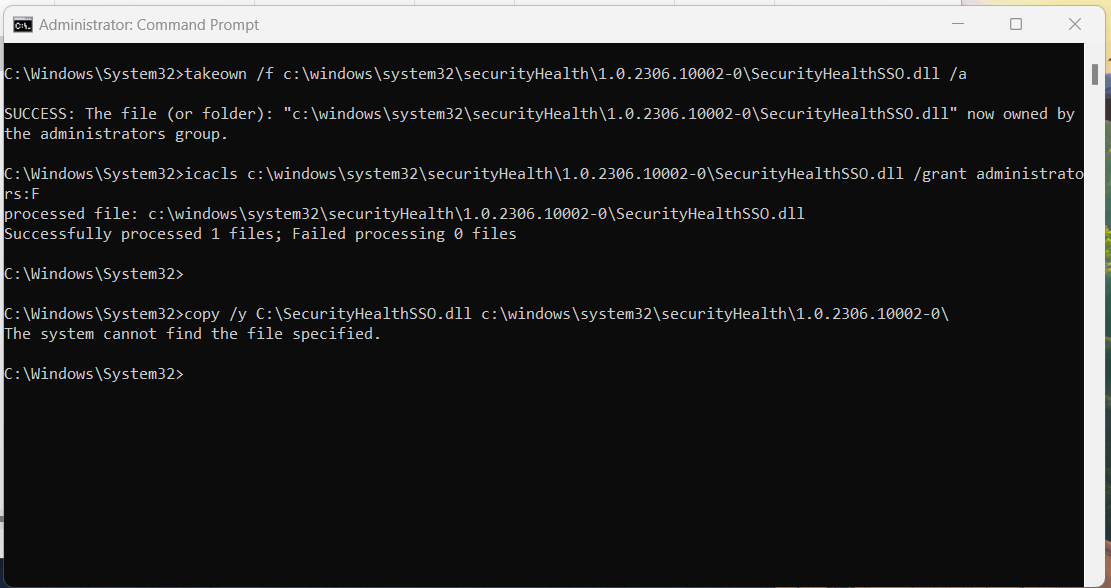 SecurityHealthSystray: SecurityHealthSystray.exe - Bad Image Error status 0xC000012F w92KpTEBbaI%2FDF7XzCm9WM1WxWRNuBAZG22%2FfrG5fQyDZXC1YzV6dtV7EAhP1E5AlKCEkrScf%2Bc21IDctB9Rl9k%3D.png
