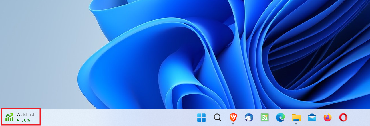 How to disable stock price information on Windows 11's taskbar watchlist.png
