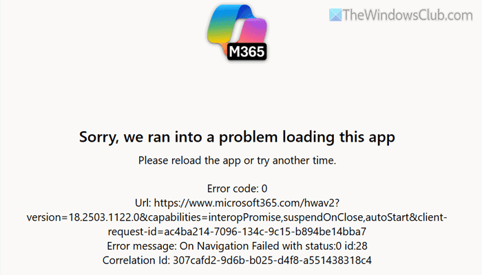Sorry, we ran into a problem loading this app Copilot error we-ran-into-a-problem-loading-this-app-Copilot.png