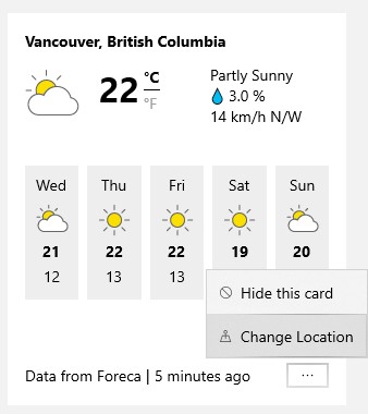 New updates to Microsoft News app in Windows 10 WeatherCardEdit.jpg