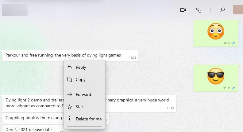 WhatsApp Beta for Windows 10 and 11 is now available on the Microsoft Store WhatsApp-beta-right-click-menu.jpg