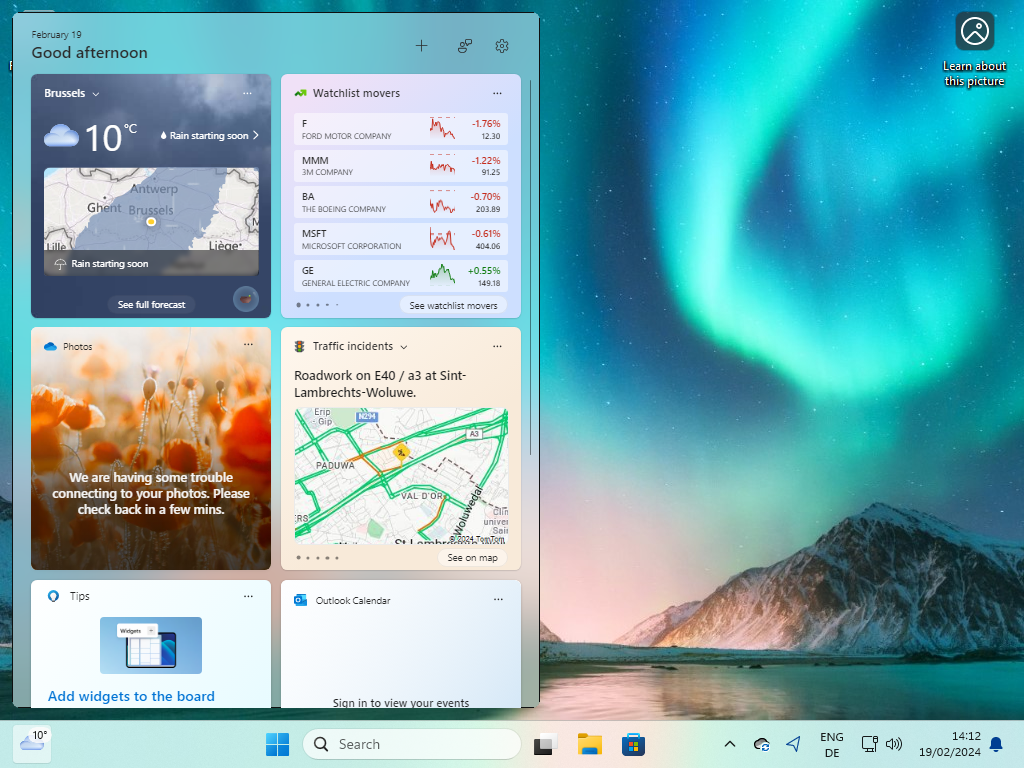 Windows 11's final "Moment Update" has these new features widgets-windows-11-no-feed.png