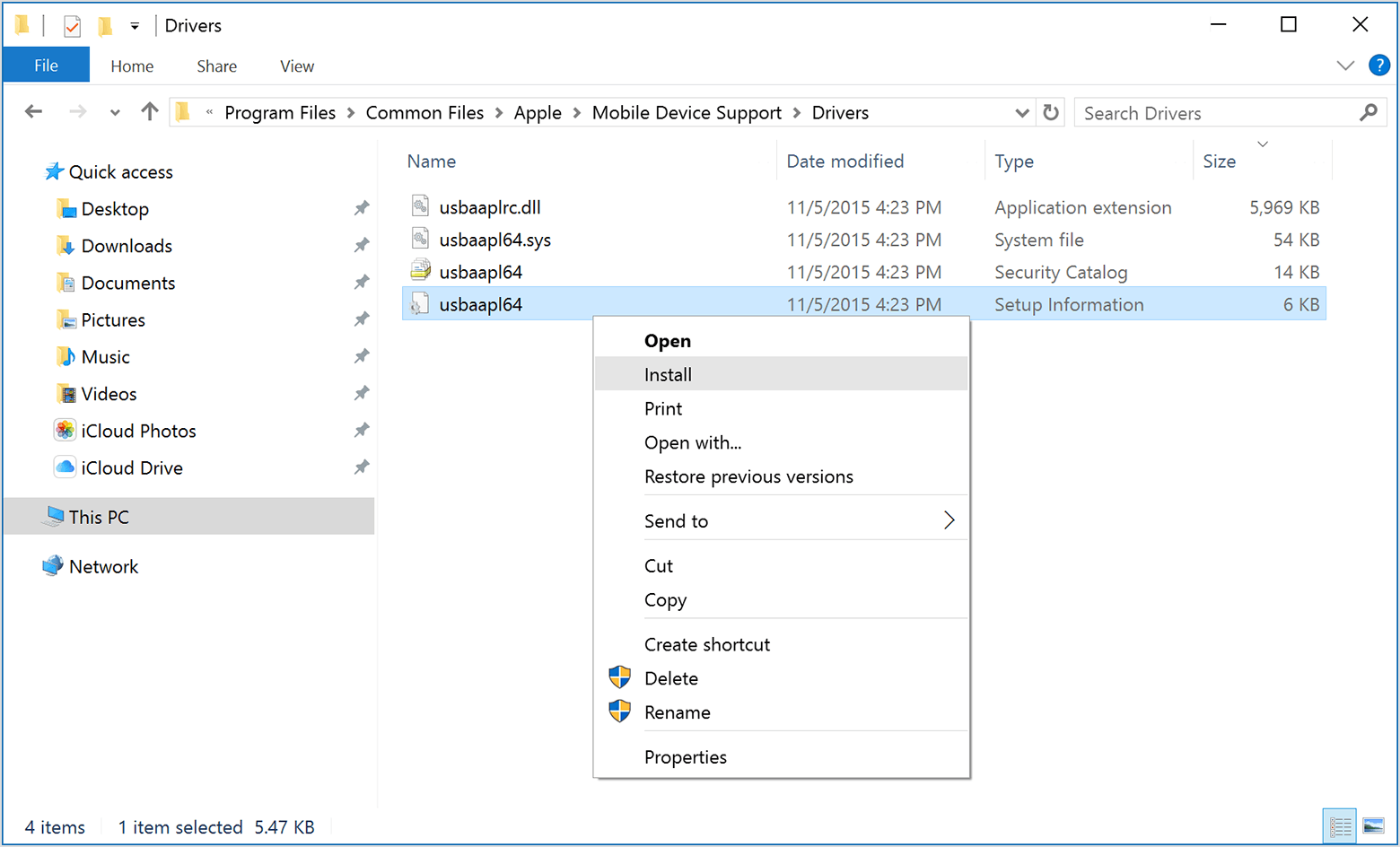 iPhone 6s greyed out on Lenovo X1? win10-explorer-apple-mobile-device-support-drivers.png