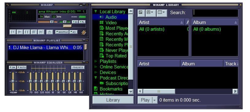 Winamp 5.8 media player now available with Windows 10 support Winamp-5.8-interface.jpg