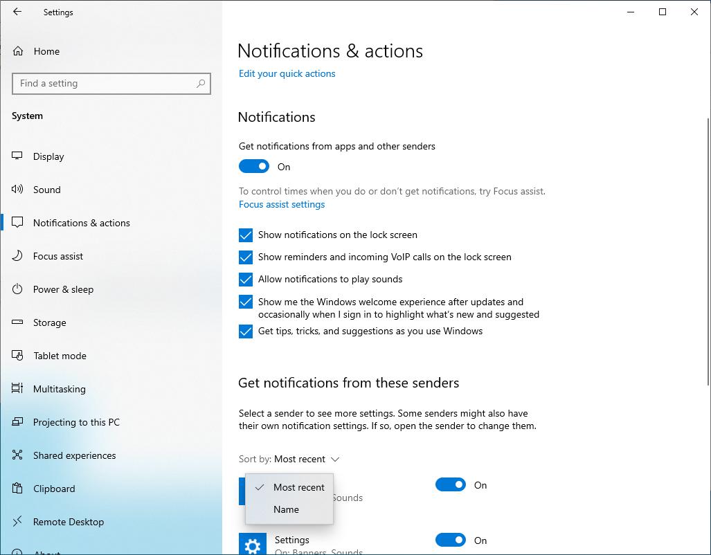 Microsoft tests new features for Windows 10 20H1 update Windows-10-20H1-notifications.jpg
