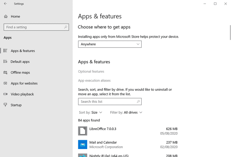Microsoft, why is it still not possible to move all Windows apps to another location? windows-10-apps-settings.png
