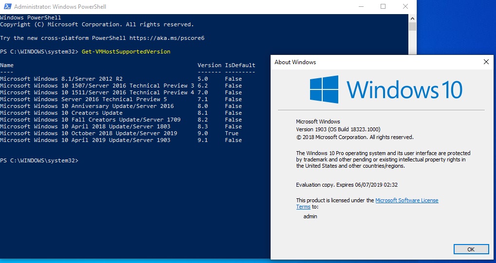 Windows april update. Виндовс 10 1903. Windows 10 update. Виндовс сервер 2016 POWERSHELL. Windows Administrator.