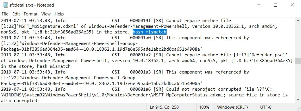 Microsoft acknowledges a new issue in several Windows 10 versions Windows-10-CBS-log-file.jpg