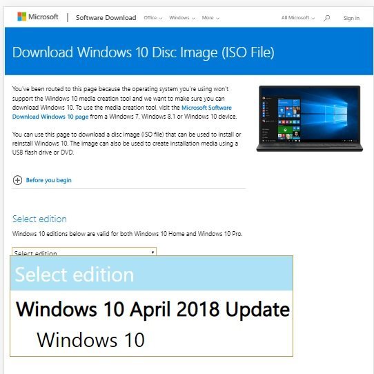 Microsoft confirms Windows 10 October 2018 Update has been pulled Windows-10-download-page.jpg