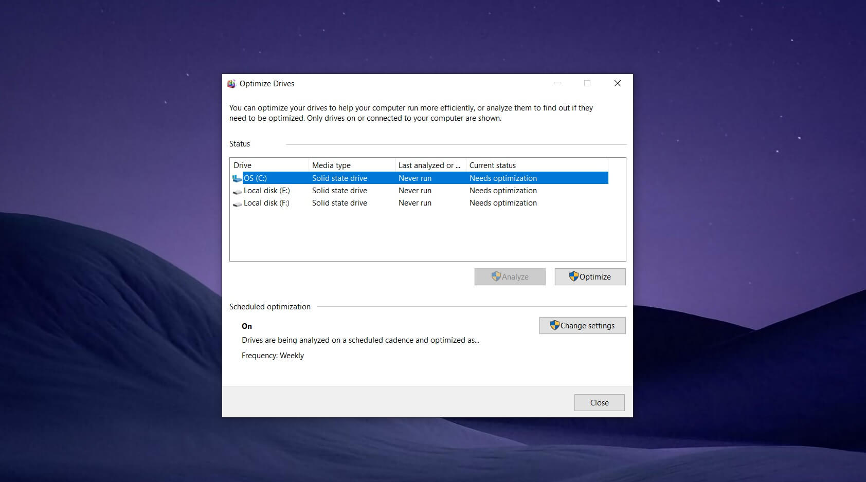 Windows 10 Build 19041.488 is now available, download offline installers Windows-10-Drive-Optimizer.jpg
