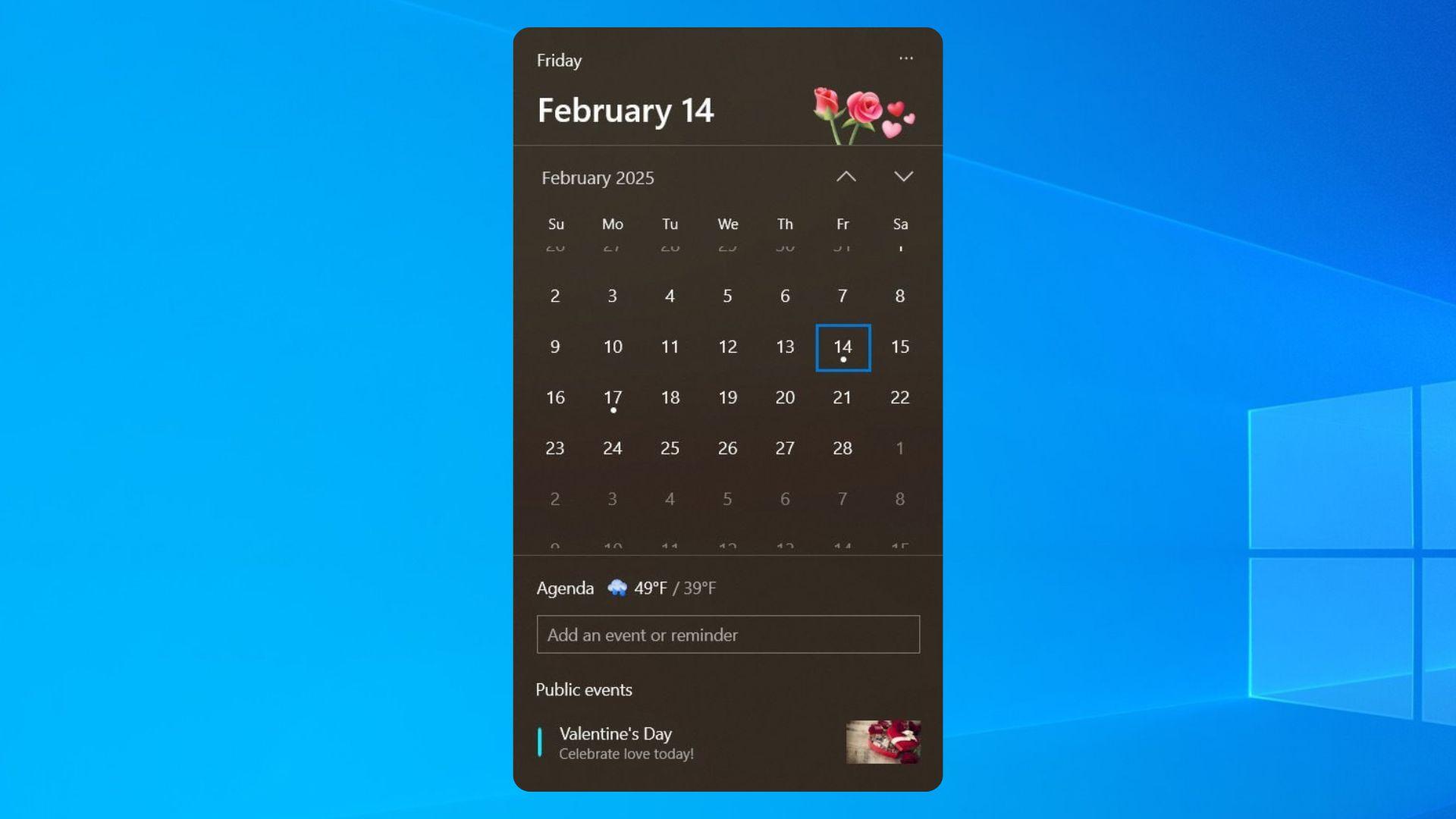 Windows 10 is getting new features before it bites the dust and gets replaced by Windows 11 Windows-10-experiments-with-new-calendar-UI-.jpg