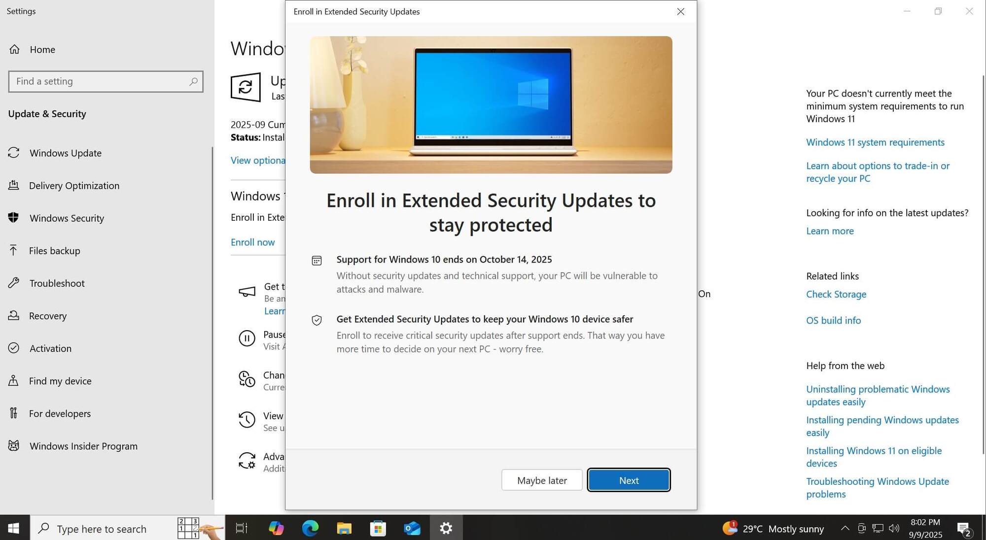 Windows 10 KB5066198 rolls out ahead of EOL, direct download links (.msu) Windows-10-Extended-Security-Updates-ESU-in-EU.jpg