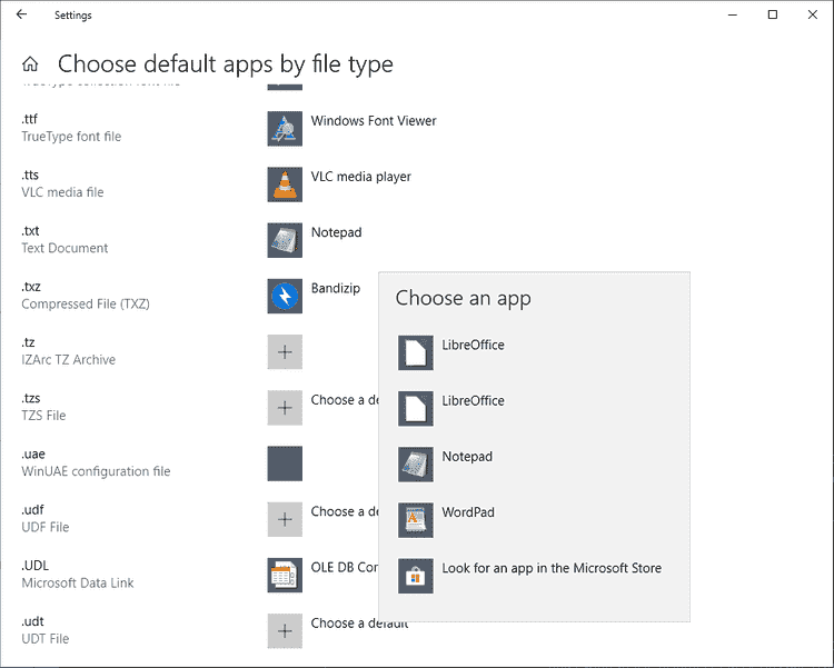 Microsoft confirms File Association bug in Windows 10 version 1803 windows-10-file-associations.png