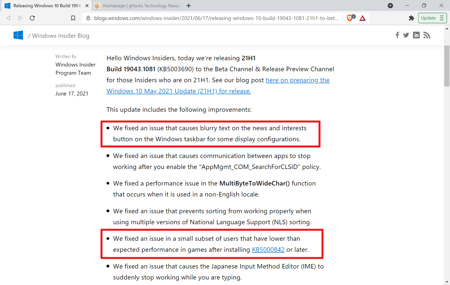 Microsoft fixes game performance and blurry text issues in Windows 10 windows-10-fix-game-performance-news.png