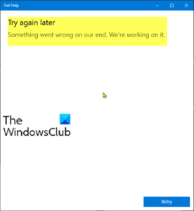 Windows 10 Get Help app not working Windows-10-Get-Help-app-error-276x300.png