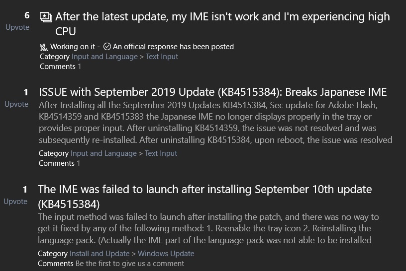 Another Windows 10 bug causes high CPU usage and breaks IME Windows-10-IME.jpg