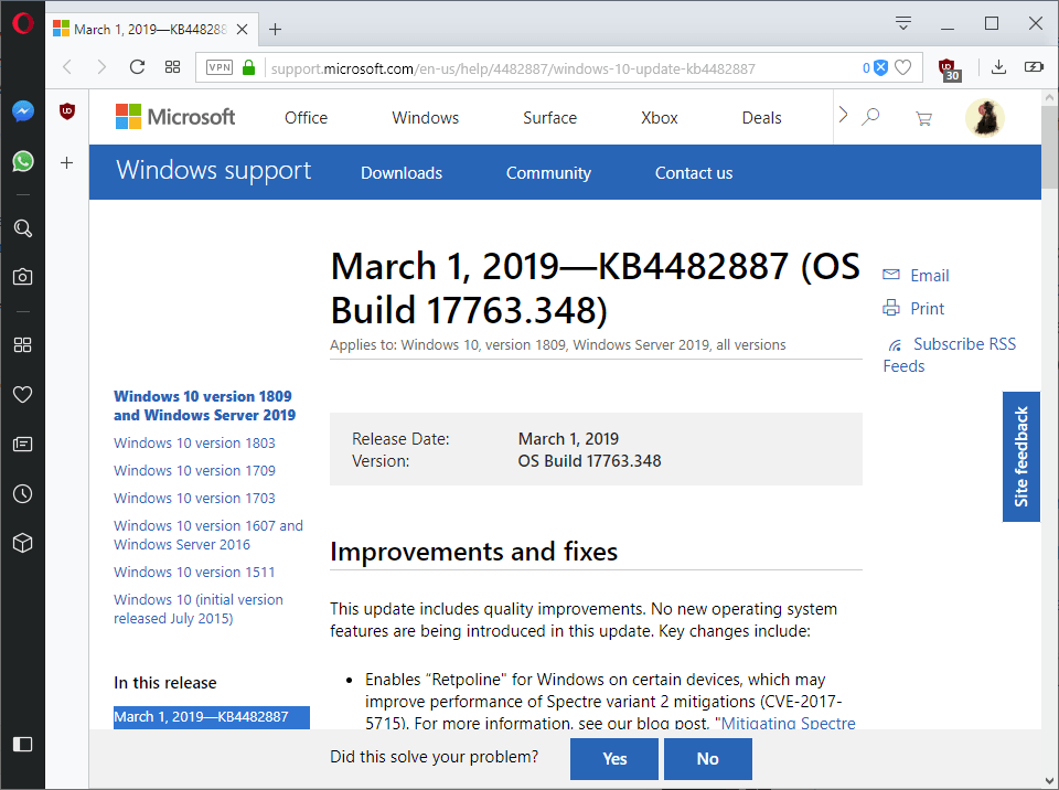KB4482887 for Windows 10 version 1809 windows-10-KB4482887.png