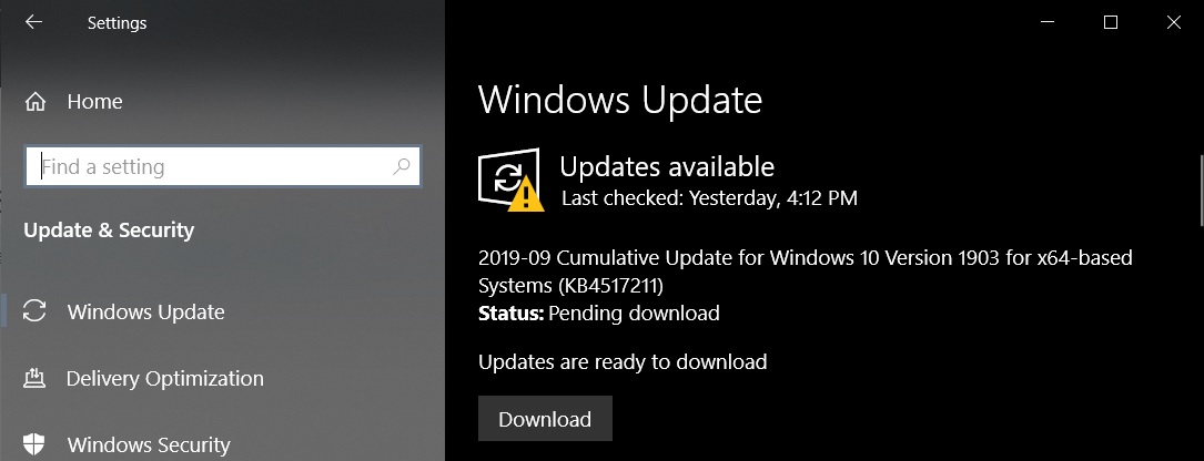 Windows 10 Build 18362.387 is now available, download offline installers Windows-10-KB4517211.jpg