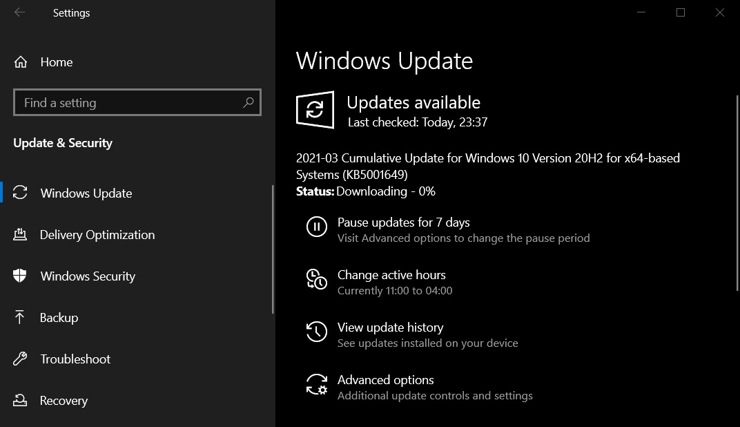 Windows 10 KB5001649 issues fixed, rollout resumes for everyone Windows-10-KB5001649-resumed.jpg