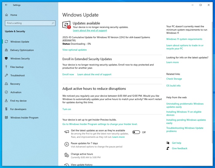 Windows 10 KB5066791 last update without ESU, direct download links (.msu) Windows-10-KB5066791-update.jpg
