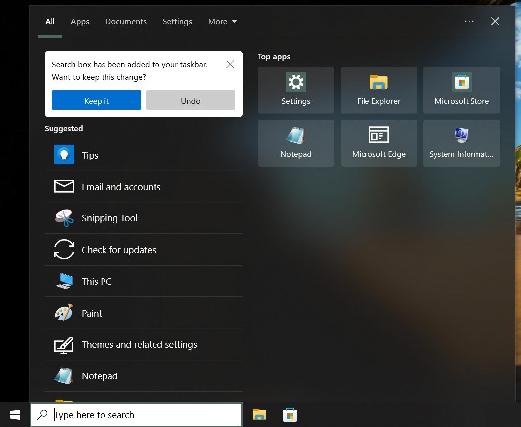 Windows 10 LTSC bloatware-free promise challenged by recent security updates Windows-10-LTSC-Search-change.jpg