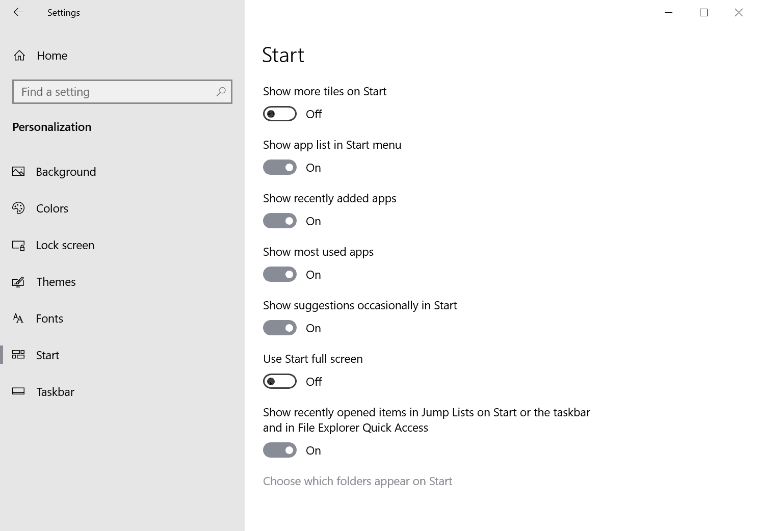 How to display or hide the apps you use most often in the Windows 10 Start Menu windows-10-most-used-apps-1.png