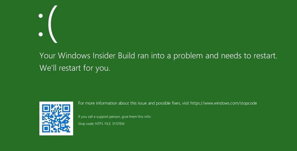 Windows 10 critical bug crashes some PCs if you use chkdsk feature Windows-10-NTFS-BSOD.jpg