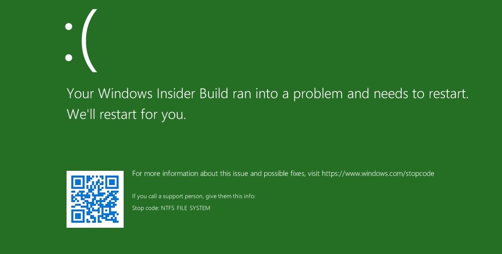 Microsoft confirms Windows 10 update bug causes boot issues Windows-10-NTFS-BSOD.jpg
