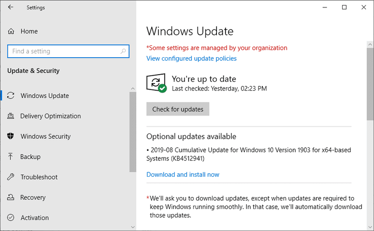 Surprise, Microsoft changed Windows Update behavior for the better in Windows 10 1903 windows-10-optional-updates.png