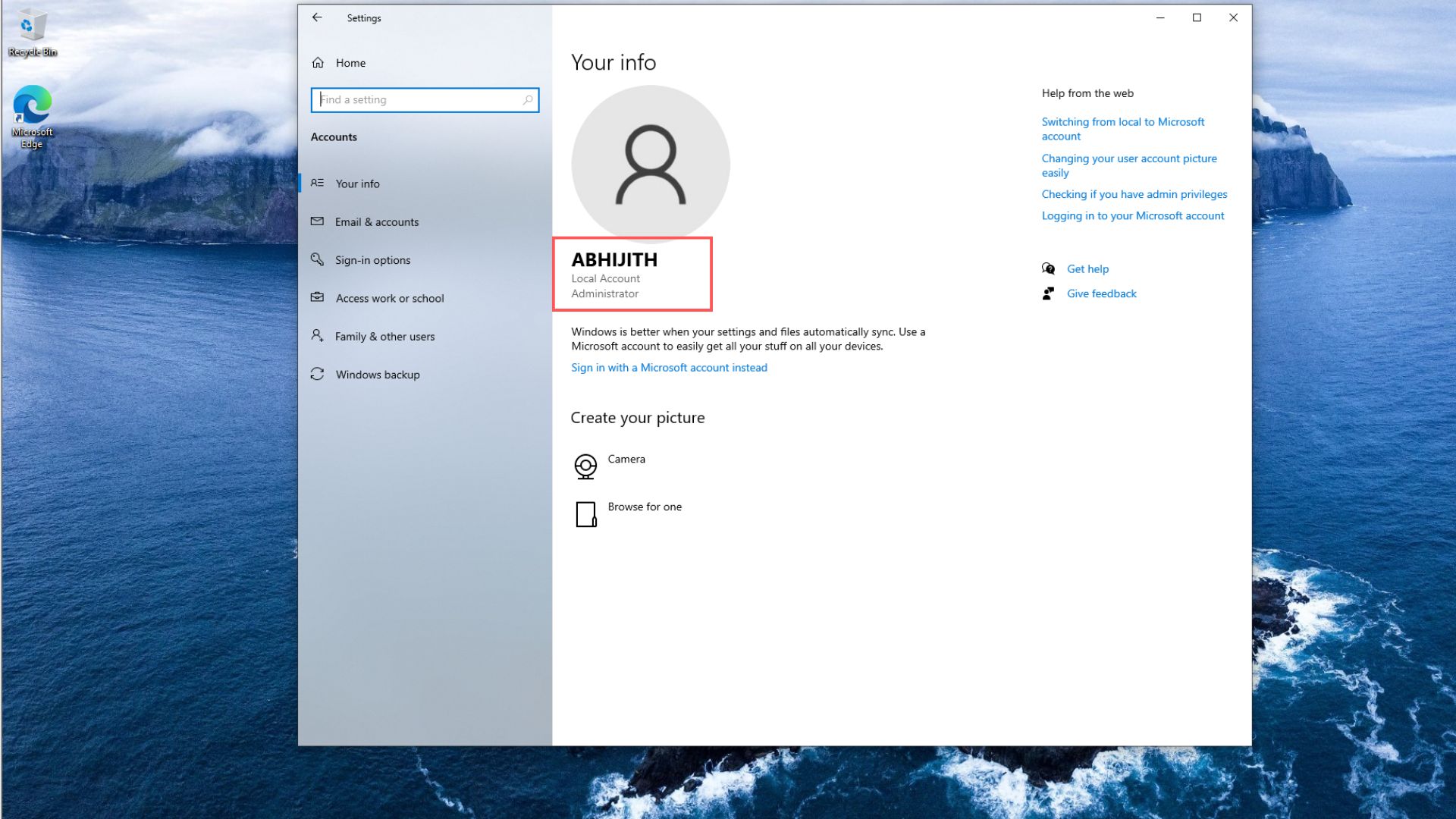 How to sign up for Windows 10 ESU, now rolling out Windows-10-PC-with-a-Local-Account.jpg