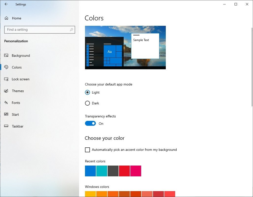 Windows 10 will reportedly allow you to change color of taskbar, tray flyouts Windows-10-personalization.jpg