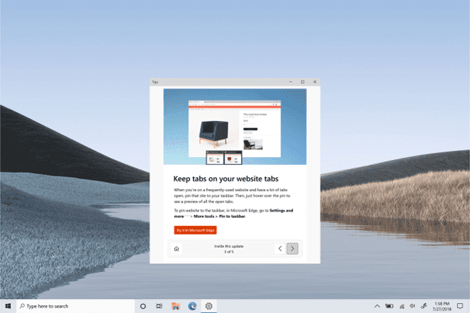 Windows 10 to highlight new features after feature update installations windows-10-postupgrade-whats-new.png