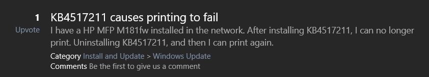 Windows 10 update fixes Bluetooth, but breaks Printer for some users Windows-10-printer-issue.jpg