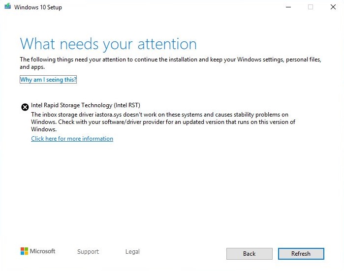 Windows 10 glitch is blocking users from installing May 2019 Update Windows-10-RST-block.jpg