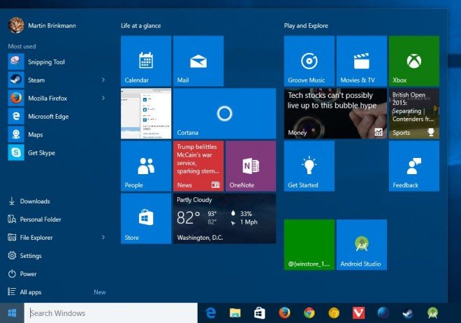 How to open multiple Windows Start Menu apps in one go windows-10-start-menu-660x462.jpg