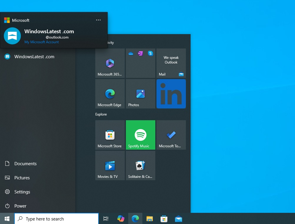 Microsoft says it accidentally broke Windows 10 Start menu, taskbar recent files feature Windows-10-Start-menu.jpg