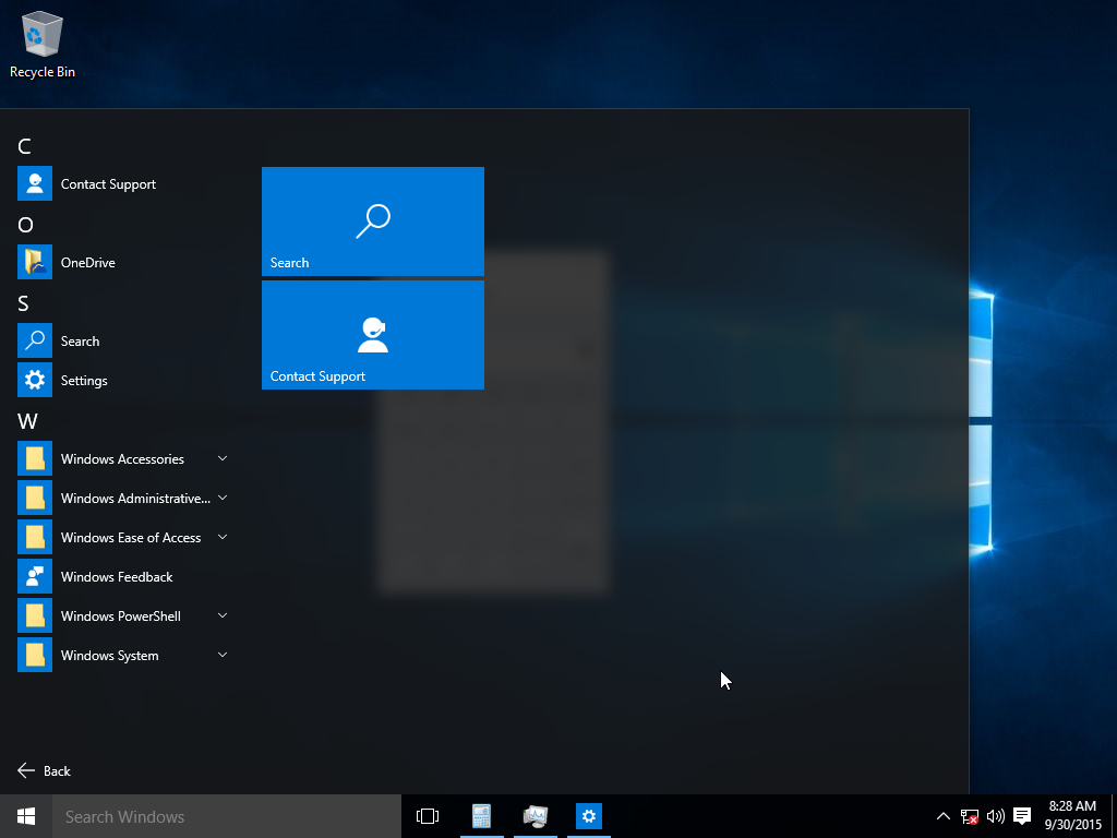 Skype has stopped working on Windows 10 windows-10-start-menu.png
