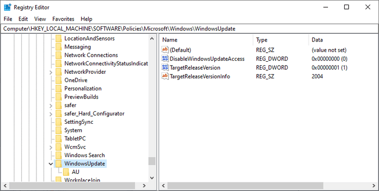 You can now set the target Windows 10 version in professional editions windows-10-targetreleaseversion.png