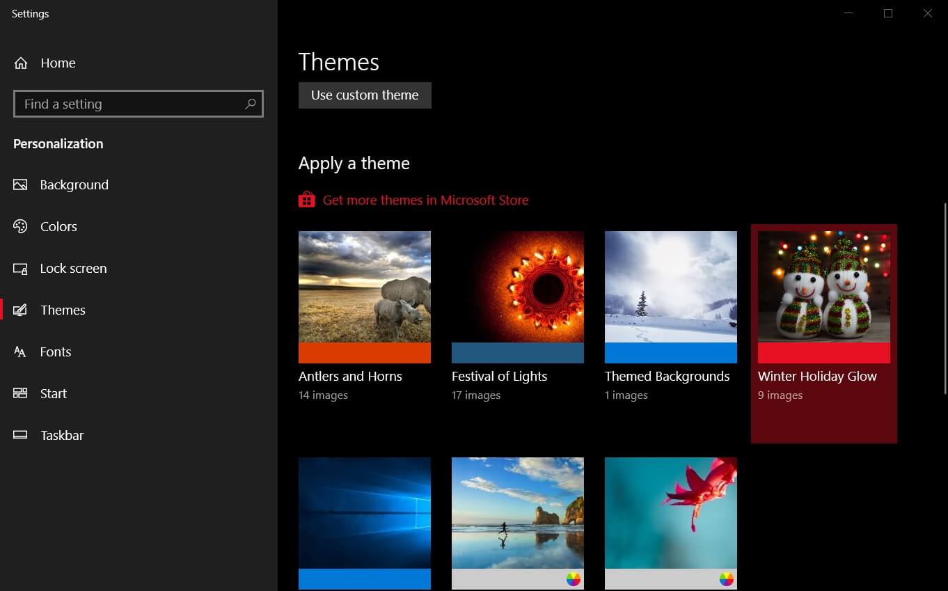 Microsoft releases new Winter Holiday Glow wallpapers for Windows 10 Windows-10-themes-page.jpg