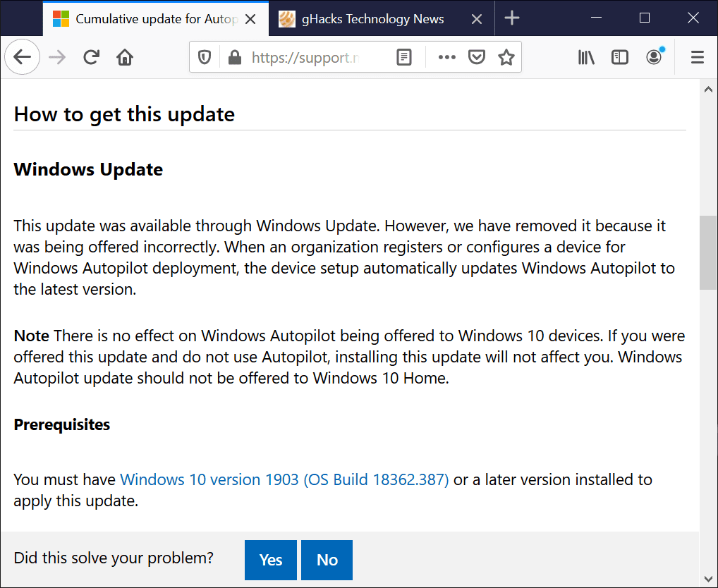 Did Microsoft release another Windows 10 update by mistake? windows-10-update-mistake.png