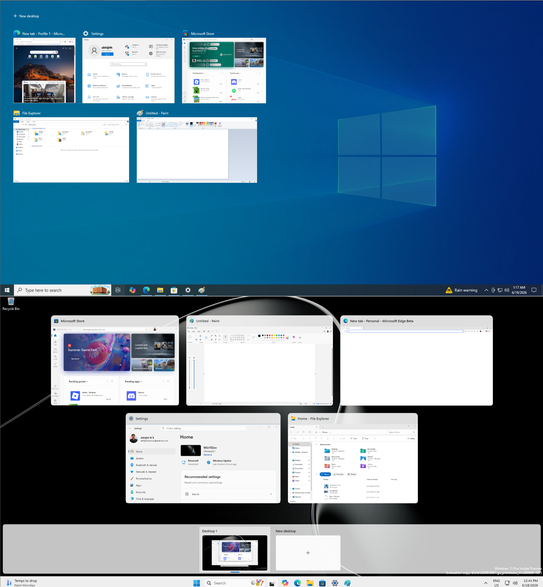 Sorry Microsoft, Windows 10 taskbar is still better than Windows 11, and here’s why Windows-10-vs-Windows-11-task-view-feature-e1781812165679.png