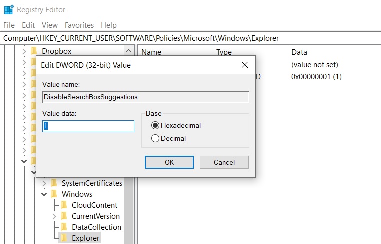 How to supercharge Windows 10’s built-in search experience Windows-10-web-results-Registry.jpg
