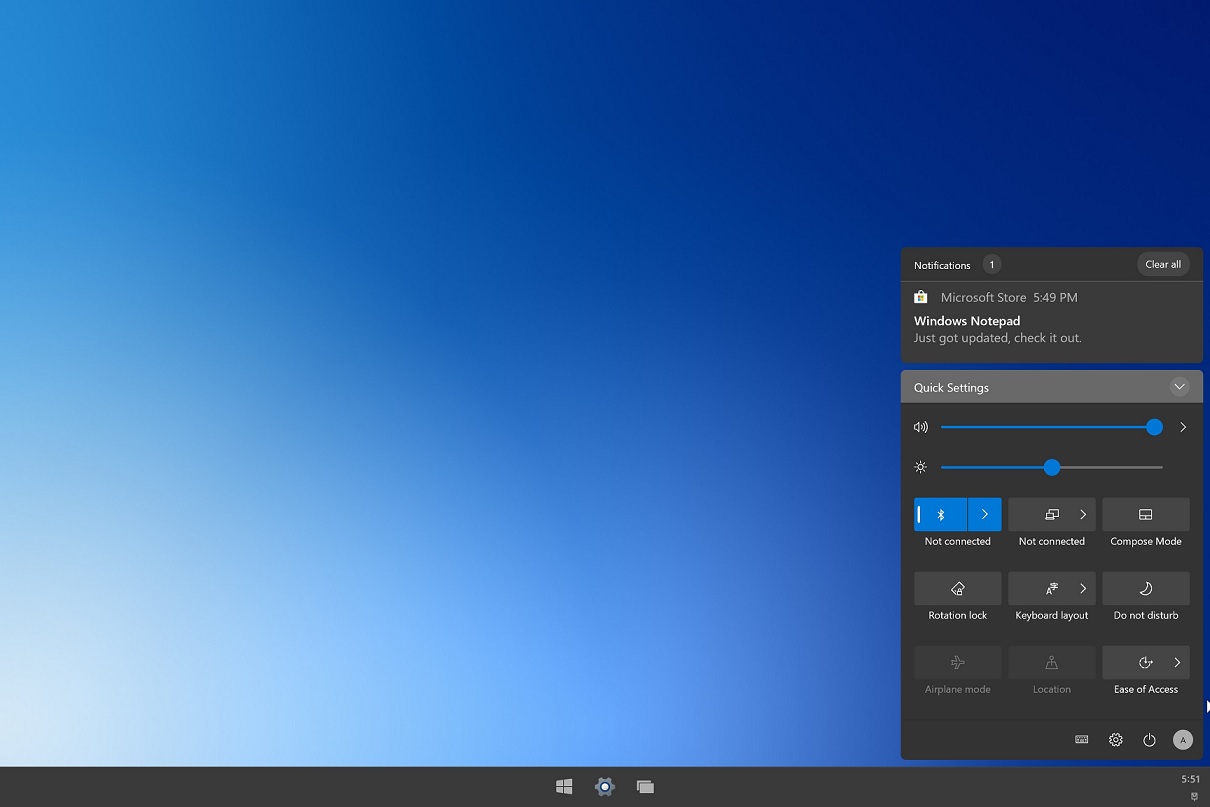 Windows 10X: Here are the best new features and improvements Windows-10X-Action-Center.jpg