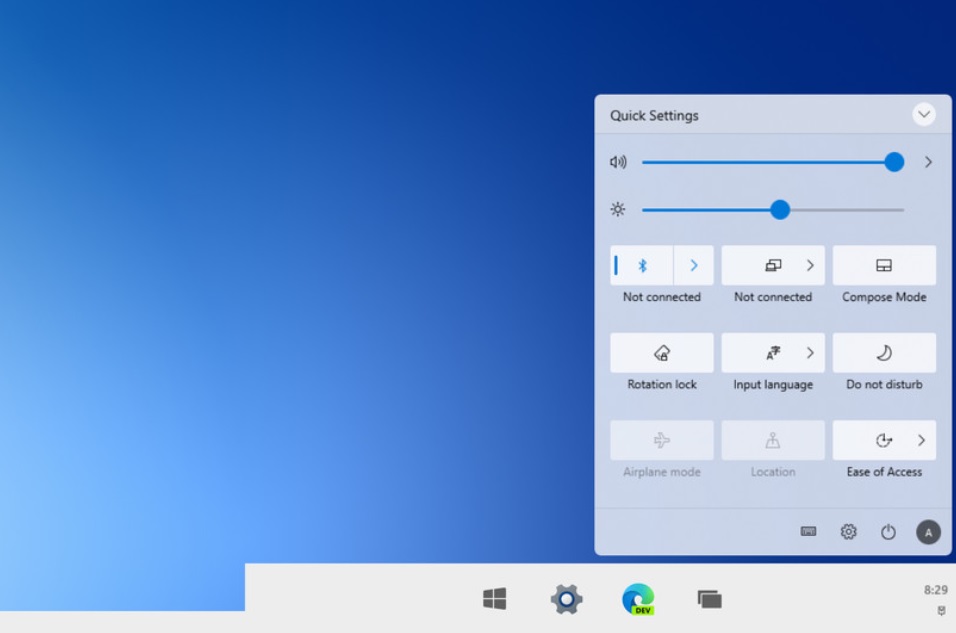 Our first look at Windows 10’s new Action Center design upgrade Windows-10X-Action-Center.jpg
