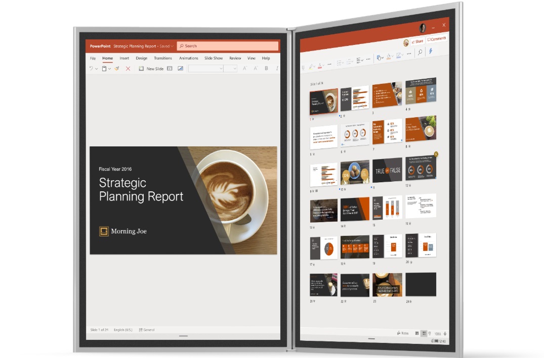 Microsoft announces Windows 10X; coming in late 2020 Windows-10X-PowerPoint.jpg