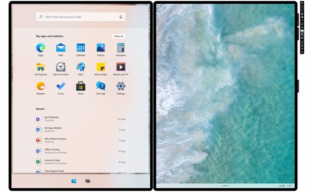 Windows 10 massive update to bring Windows 10X features Windows-10X-Start-menu.jpg