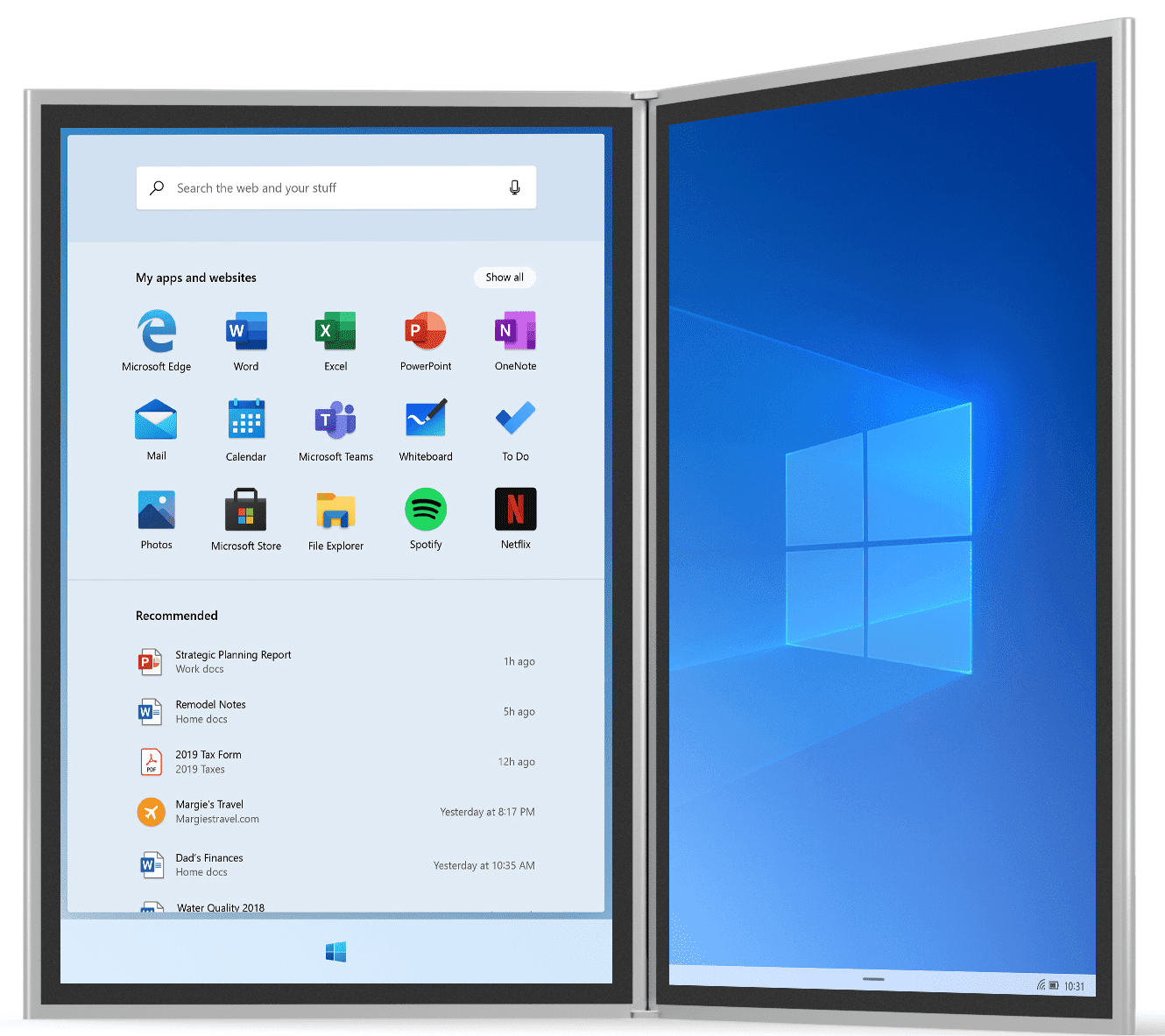 Rumor: Microsoft preparing to remove Live Tiles from Windows 10 windows-10x-start-menu.png